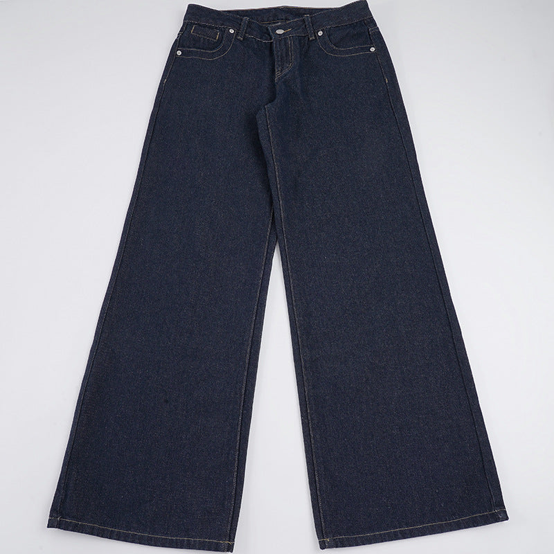 Damen Weite Jeans im lässigen Schnitt R&B