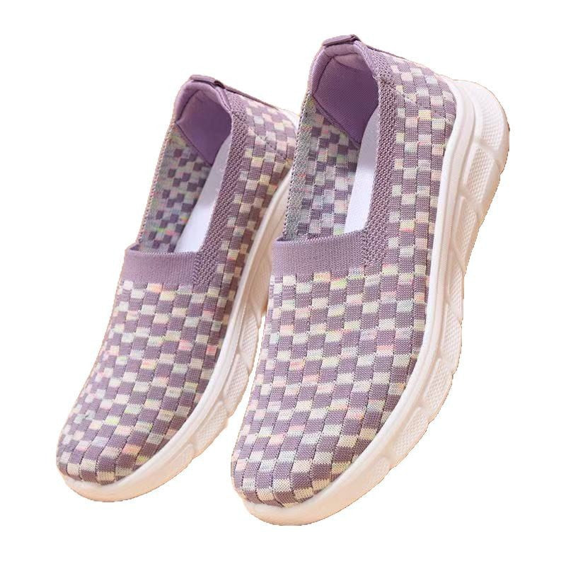 Damen Bequeme Slip-On Sneaker mit elastischem Obermaterial R&B