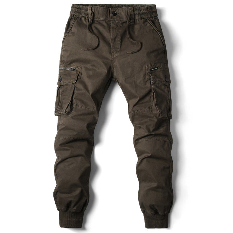 Herren Cargo-Jogginghose mit verstellbarem Bund und praktischen Taschen R&B