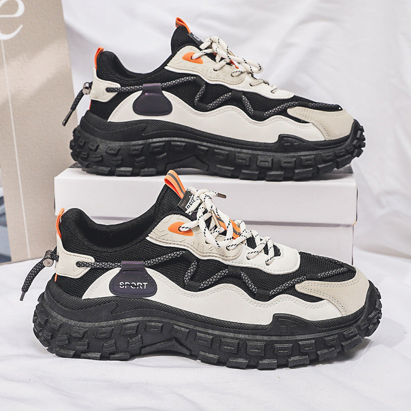 Damen Sportliche Chunky Sneakers mit rutschfester Profilsohle und atmungsaktivem Obermaterial R&B