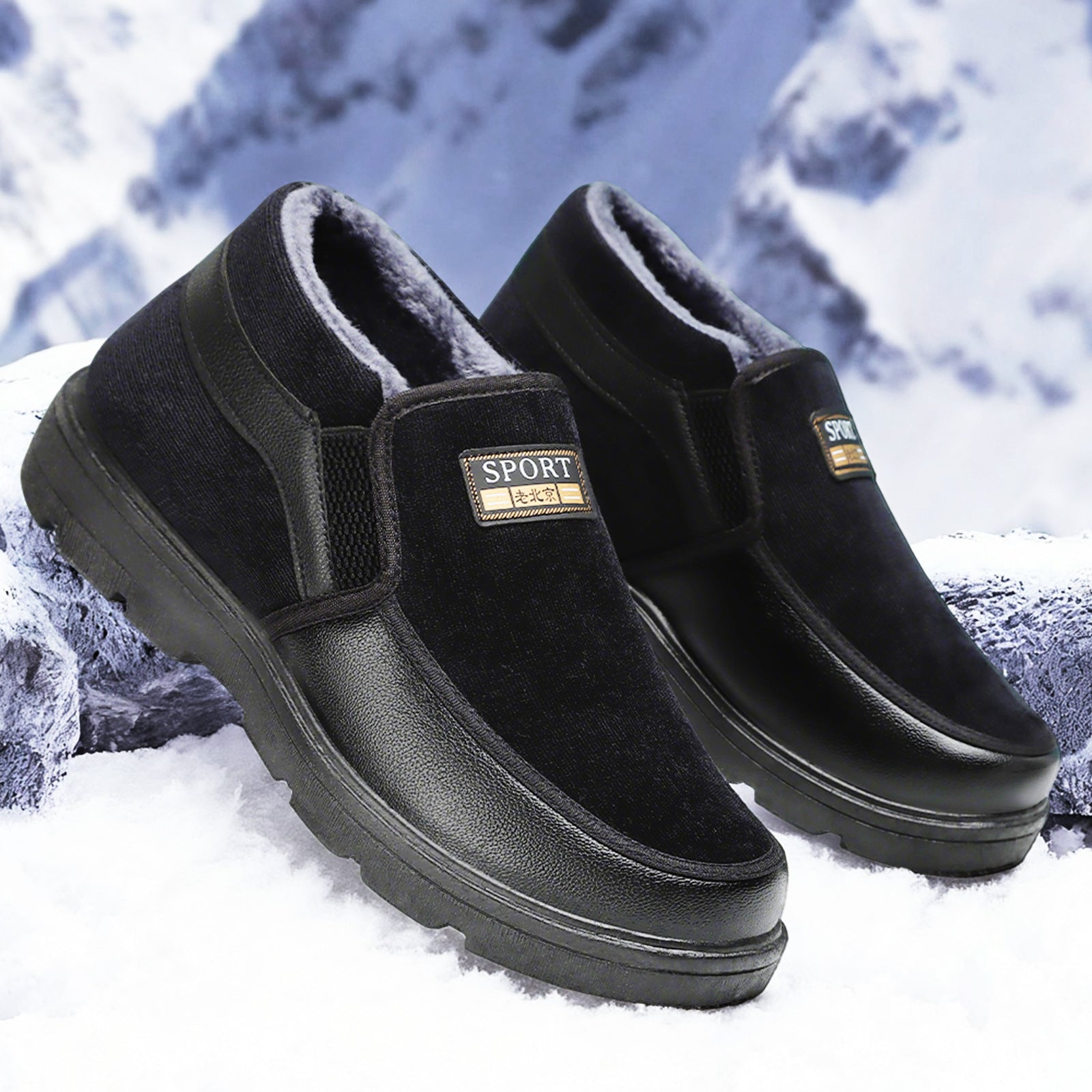 Damen Bequeme und isolierte Winterstiefel R&B