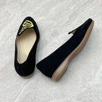 Damen Ballerinas mit filigranem Schmetterlingsdesign
