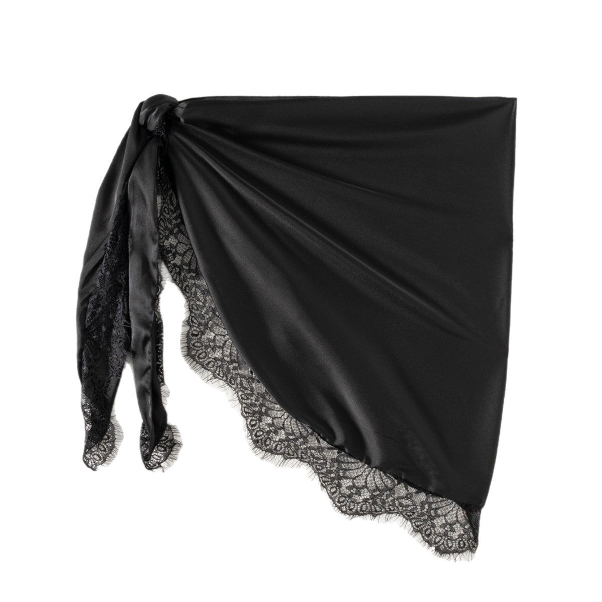 Damen Wickel-Rock mit raffiniertem Spitzenbesatz R&B