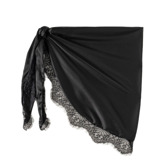 Damen Wickel-Rock mit raffiniertem Spitzenbesatz R&B