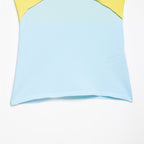 Damen Off-Shoulder Oberteil mit Knoten-Detail und Farbverlauf R&B