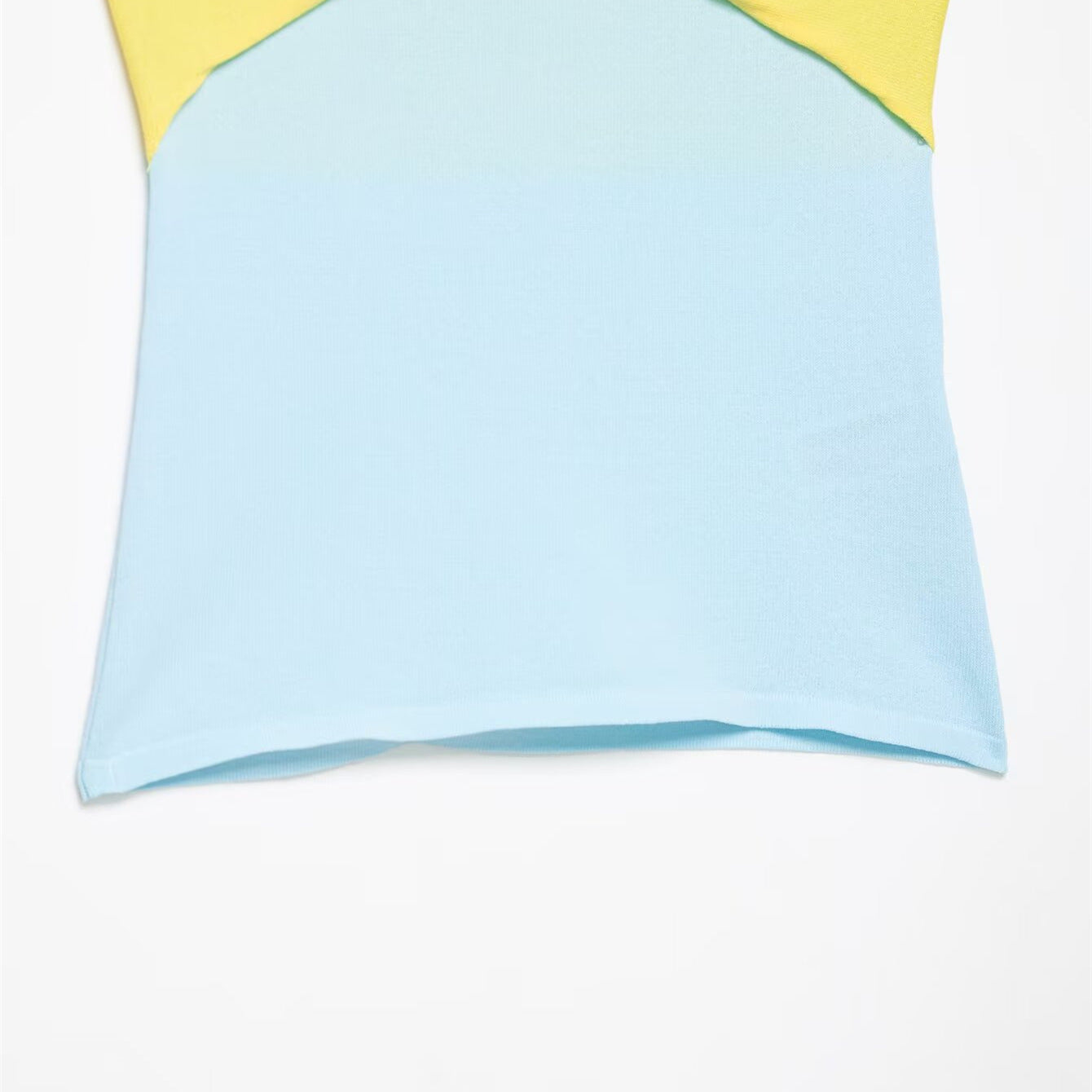 Damen Off-Shoulder Oberteil mit Knoten-Detail und Farbverlauf R&B
