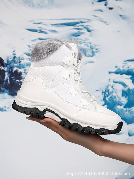 Damen Warme Winterstiefel mit isolierendem Fleece und rutschfester Sohle R&B