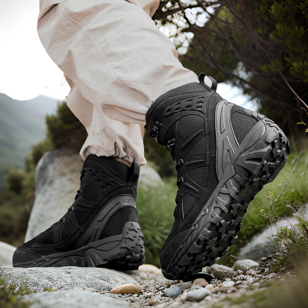 Herren Multifunktionale Trekkingstiefel mit hohem Knöchelschutz und rutschfester Sohle R&B