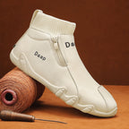 Damen trendige Stiefel mit elastischem Schaft und rutschfester Sohle R&B