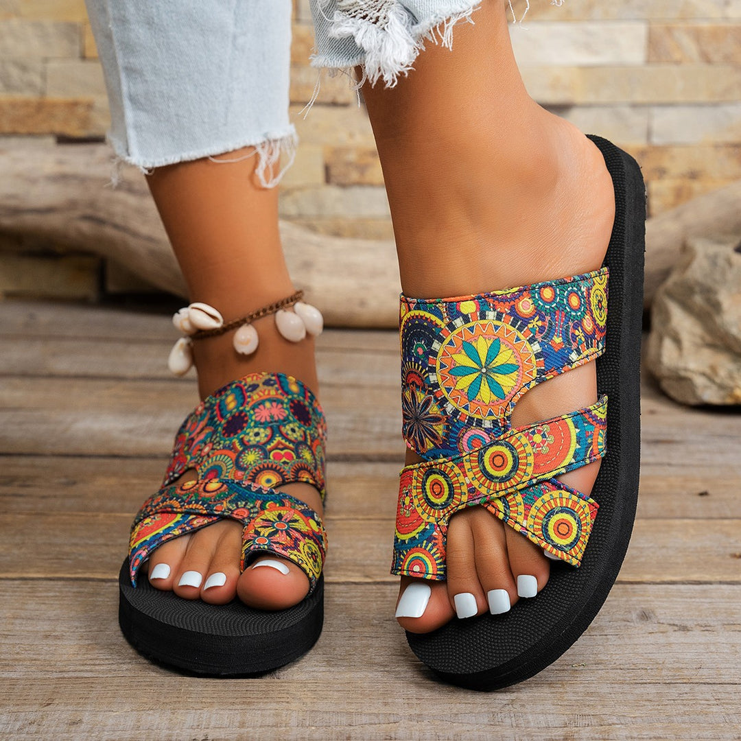 Damen Bequeme und farbenfrohe Sandalen R&B