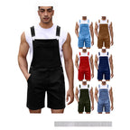 Herren Lässige Denim-Latzhose R&B
