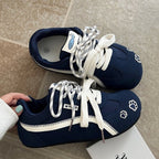 Damen Sportliche Sneakers mit verspieltem Design und atmungsaktiver Oberflächenstruktur R&B