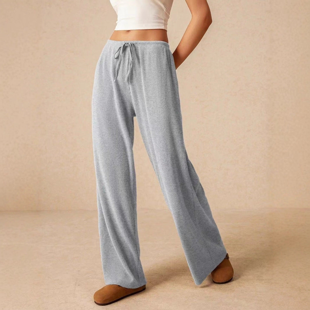 Damen weite und bequeme Loungehose aus Rippstoff R&B