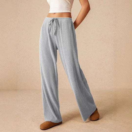 Damen weite und bequeme Loungehose aus Rippstoff R&B