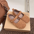 Damen Hausschuhe mit weichem Futter und verstellbarem Riemen