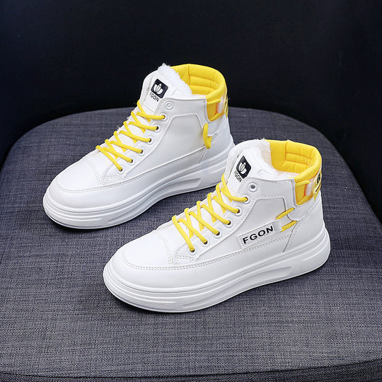 Damen Hohe Sneakers mit kuscheligem Innenfutter und sportivem Design R&B