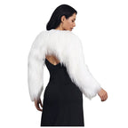 Damen Extravaganter Kunstpelzbolero mit elegantem Schnitt