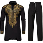 Herren Traditionelles Kaftan-Outfit mit einzigartiger Stickerei R&B