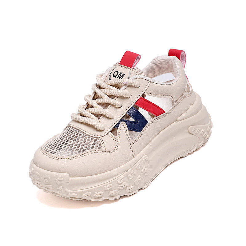 Damen Trendige Chunky Sneakers mit atmungsaktiver Mesh-Oberfläche und ergonomischem Design R&B
