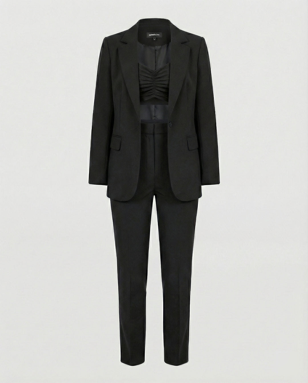 R&B Stylisches 3-teiliges Set (Blazer, Oberteil, Hose)