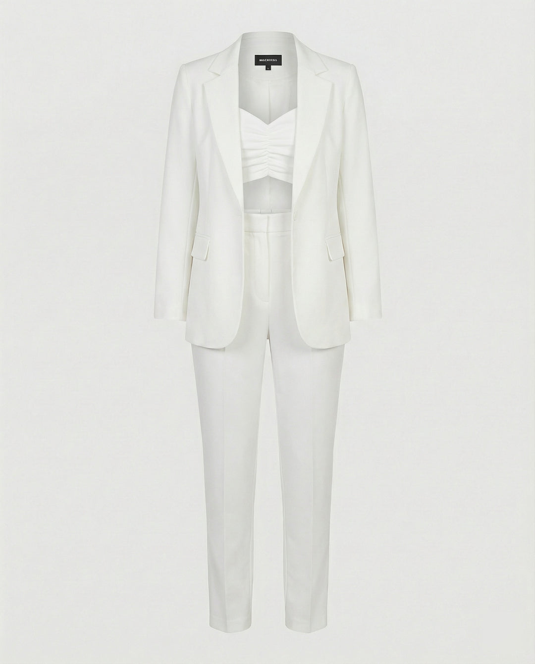R&B Stylisches 3-teiliges Set (Blazer, Oberteil, Hose)