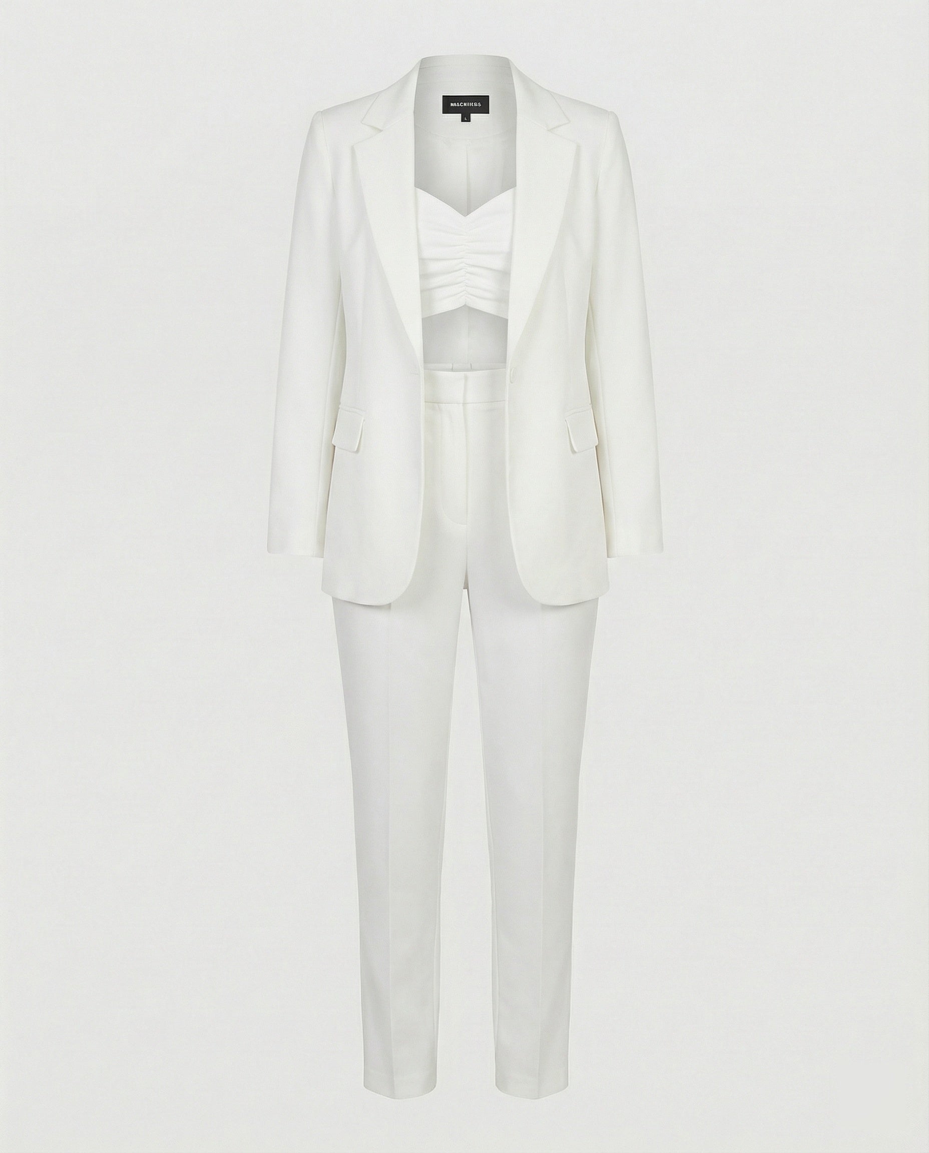 R&B Stylisches 3-teiliges Set (Blazer, Oberteil, Hose)