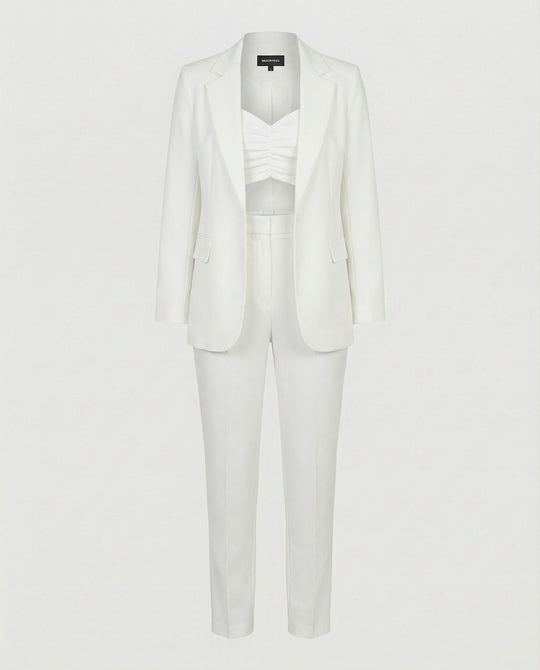 R&B Stylisches 3-teiliges Set (Blazer, Oberteil, Hose)