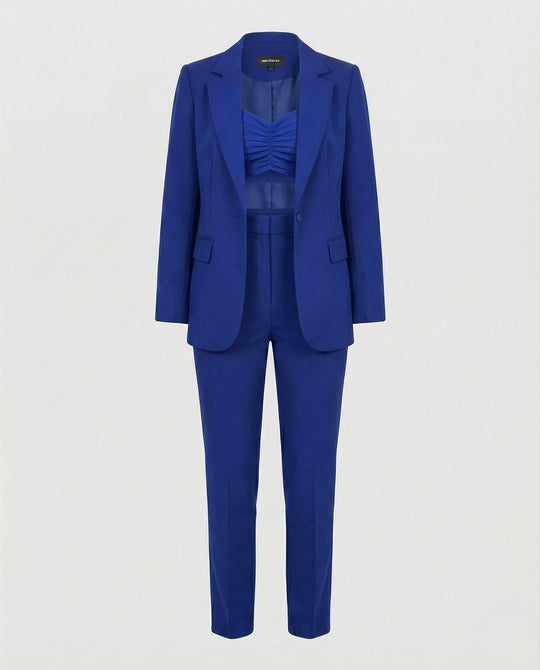 R&B Stylisches 3-teiliges Set (Blazer, Oberteil, Hose)