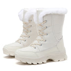Damen Winterstiefel mit isolierendem Innenfutter und rutschfester Profilsohle R&B