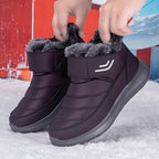 Damen isolierte Winterstiefel mit rutschfester Sohle und praktischem Klettverschluss R&B