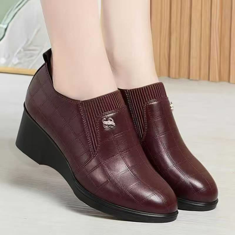 Damen Komfortable Wedge-Stiefeletten mit elegantem Design und elastischen Einsätzen R&B