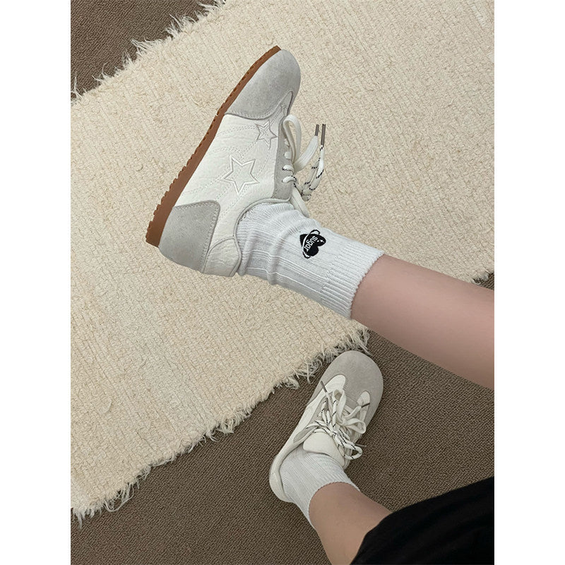 Damen Sneaker mit modischem Sternen-Design und rutschfester Sohle R&B