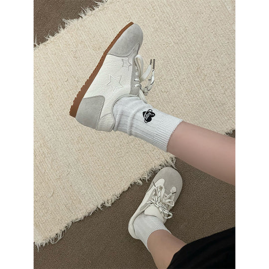 Damen Sneaker mit modischem Sternen-Design und rutschfester Sohle R&B