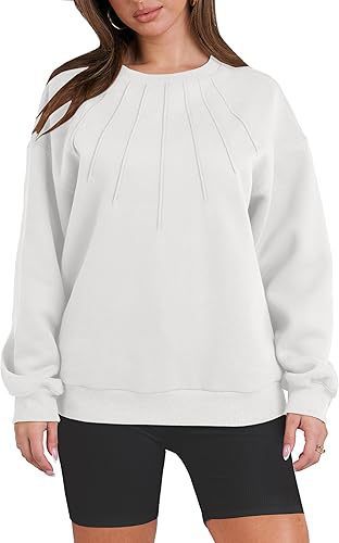 Damen Sweatshirt mit strukturiertem Design und weichem Innenfutter R&B