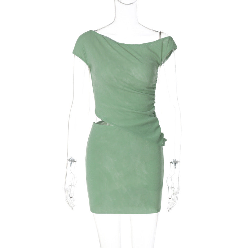 Damen Figurumspielendes Cocktailkleid mit raffiniertem Raffungselement R&B