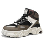 Damen Sportliche High-Top Sneakers mit dämpfender Sohle und atmungsaktivem Obermaterial R&B