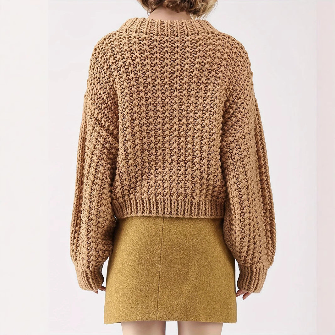 Damen Grobstrickpullover R&B