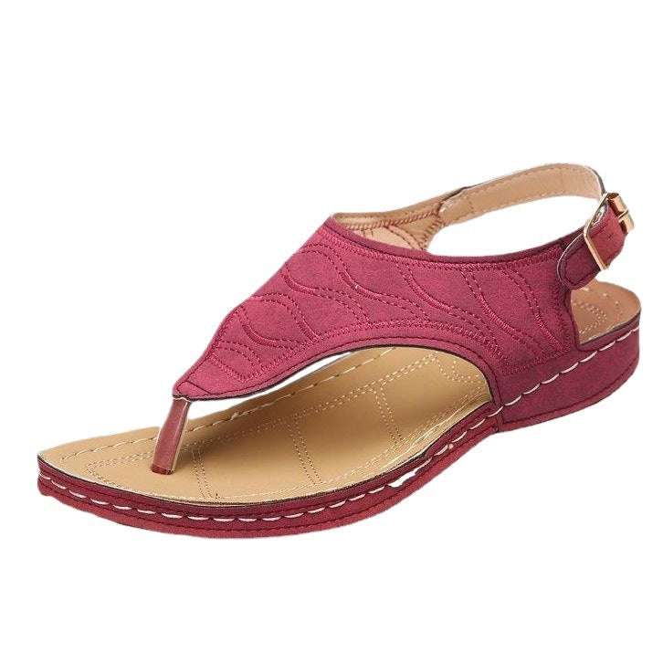 Damen Bequeme und modische Zehentrenner-Sandalen R&B