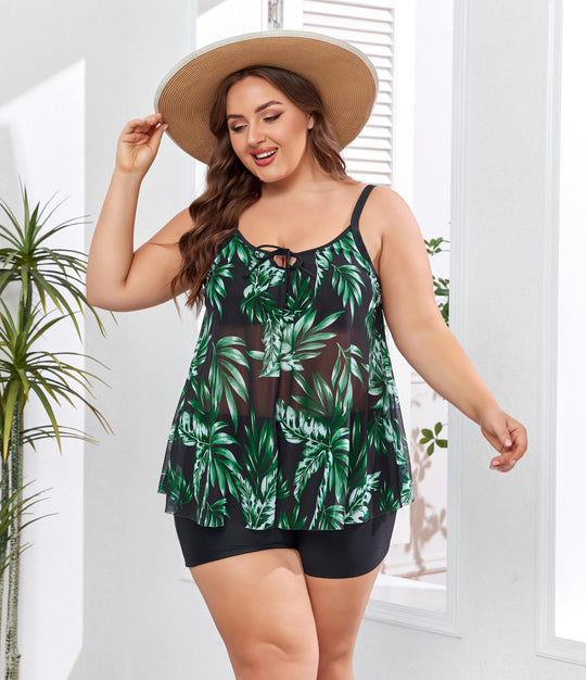 Damen Freizeit-Badeoutfit mit fließendem Schnitt R&B