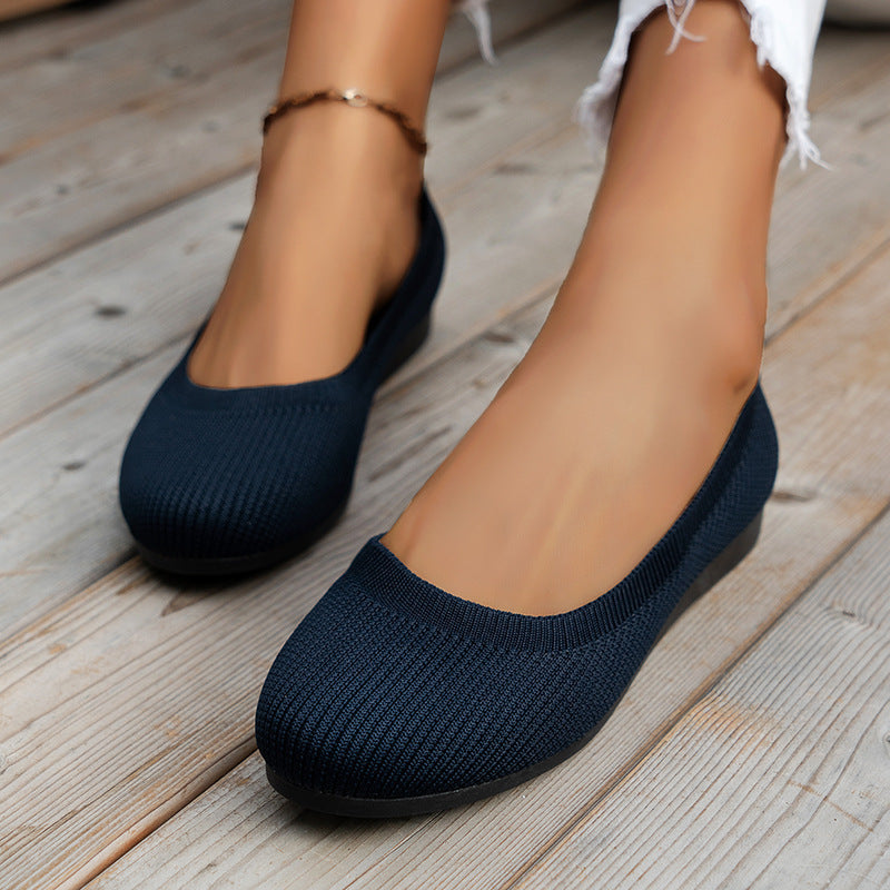 Damen Ballerinas mit flexiblem Obermaterial und rutschfester Sohle R&B