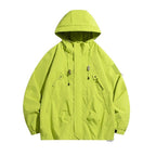 Damen lässige Outdoor-Jacke mit verstellbarem Kapuzensystem und funktionalen Taschen