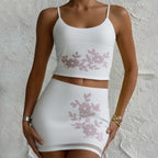 Damen Top und Rock Set R&B