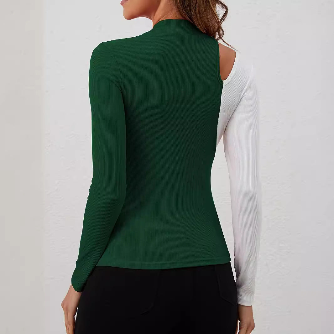 Damen modisches Langarmshirt R&B