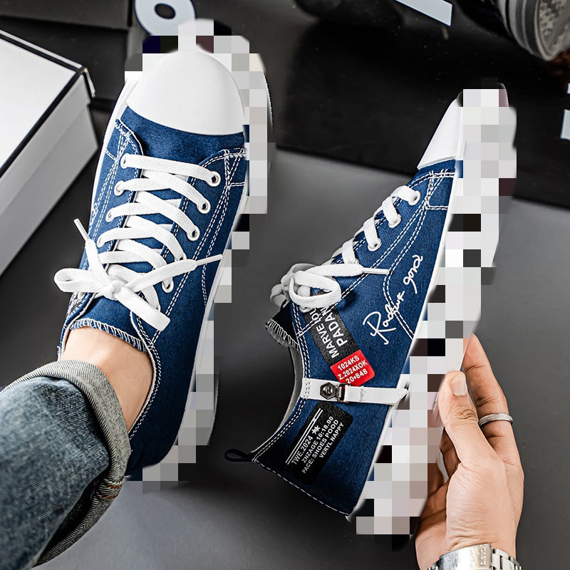 Damen Komfortable Denim Sneakers mit Atmungsaktivem Obermaterial