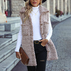 R&B | Plüschwesten Strickjacke