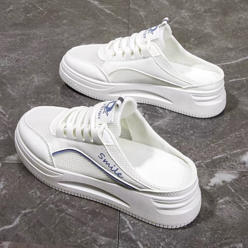 Damen Sportliche Slip-On Sneakers mit atmungsaktiver Mesh-Oberfläche und zusätzlichem Komfort R&B