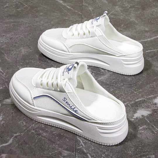 Damen Sportliche Slip-On Sneakers mit atmungsaktiver Mesh-Oberfläche und zusätzlichem Komfort R&B