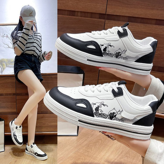 Damen Sneakers mit atmungsaktivem Obermaterial und rutschfester Sohle R&B