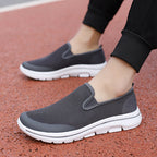 Damen Slip-On Freizeit-Schuhe mit atmungsaktivem Mesh-Obermaterial und flexibler Sohle