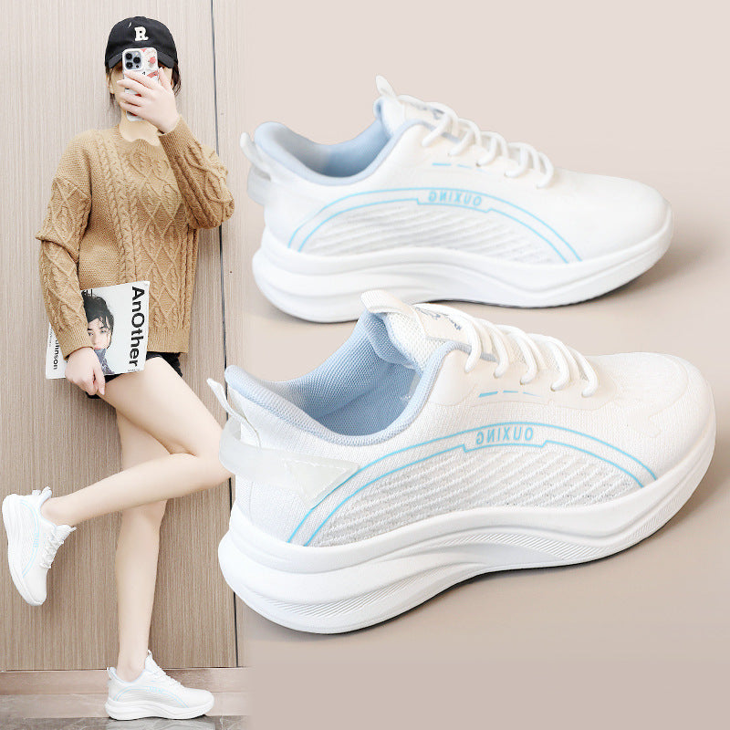 Damen Lauf-Sneaker mit atmungsaktivem Mesh-Obermaterial und dämpfender Sohle R&B